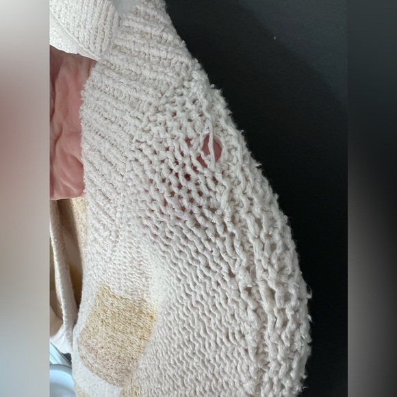 Free People Oversized Women's Southport Beach Cardigan Grains Sweater XS - Picture 12 of 16